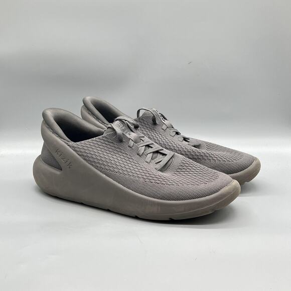 Kizik Shoes Mens 12 Gray Knit Hands Free Walking Athletic Sneakers Comfort main image 10
